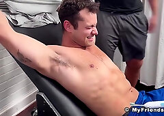 Travis Mavericks Black Socks To Bare Sole In Senseless Tickle Sesh