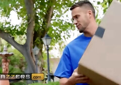 Brazzers - chris & dan compete for their hot neighbor Cherie Deville until they all end up in a steamy three-way