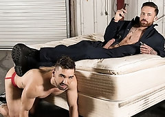 Smoking fetish gay porno movie with Lucky Daniels and Jordan Levine