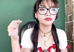 pressing my nose with my fingers until it's flat during the time that I stick out my tongue like the wonderful angel I'm. Yep, this is MY fe