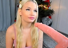 Fiery mature amateur busty blonde solo pussy toying