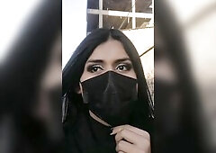 Trap Sissy Crossdresser with make-up in public ♥️????♥️ I'm walking around the center of my town... In A Short Time I'll make greate