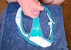 Latino masturbation, dirty panty, fountains