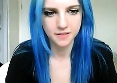 Amateur webcam babe dildo masturbation
