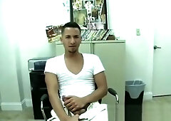 Arabic gay shows his huge shaft