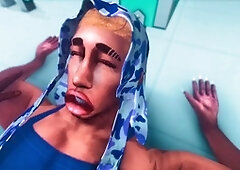 DL fat bum Basketball Player drills Big Booty Bottom (Basketballz)- Sims 4