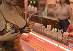 Let's dive into a steamy visual novel game featuring a busty mother!