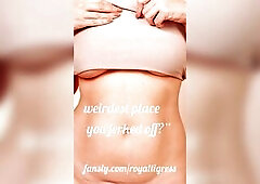 weirdest place u jerked off?