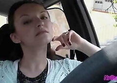 See me driving in my cute suede and satin flats and white stockings, and forsing my car's engine out of changing gear for a whilst to make it roa