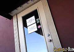 Gloryhole milf cum filled