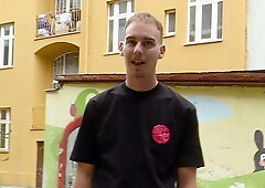 Czech dude goes on a mission to find someone for fucking