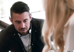 MILFY Blond Boss Chick Tatiana Steele Rides Dude's Thick Schlong On Final Day