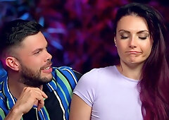 Angela is sending herself in the air! - Jacquie et Michel TV