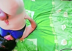 Gorgeous housewife crossdresser with white legs shows off in a miniskirt