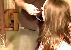 Cutie with big titties gets tortured by a hung dom