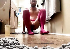 Riding sex tool like I get payed to do it