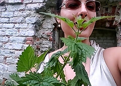 TASKOFTHEDAY KNEEL NAKED IN NETTLES