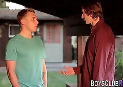 Long haired hunk rawdawgs and cum sprays