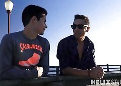 Teen Guys Fucking In A Car