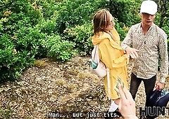 They sought silence and stars, but discovered danger. A stranger appeared on the trail. Answering his silent dare, that babe followed him into the woo