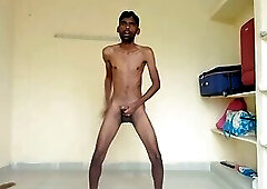 Rajesh fingering in the ass, spanking, cumming on the floor