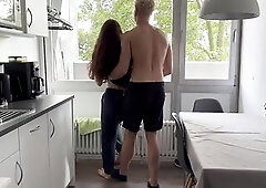 ROOMMATE BANGS me HARD in the KITCHEN ANEW!