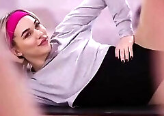 Hot TBabe Emma Rose enjoys banging her Yoga partners butthole