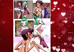 Luz x Amyty lesbian experience