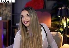 Latina Bimbo Teases Huge Tits