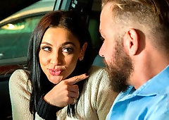 Busty hottie Audrey Bitoni screwed in the cowgirl pose