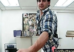 Really cute guy stripping gay porn