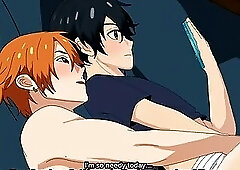 My Boyfriend Took off My Underwear and Kept Rubbing His Cock Against My Ass - Cartoon