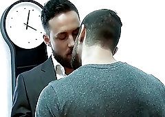 This fucker isn't getting the job until he pleases the boss