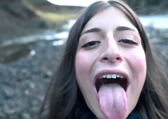 Face fucking in Viking land