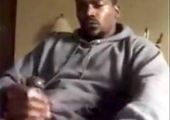 Thick Black Cock Cumming a Nice Load 3