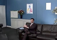 Stacey Saran introduces full bodied secretary Dani Amour to her fresh bosses