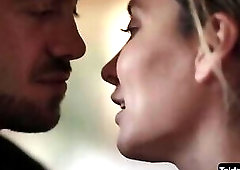 Brunette ts cutie Korra Del Rio bangs Dantes ass from behind