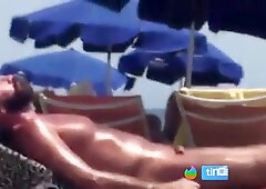 Str8 spy daddy bear at the beach 4