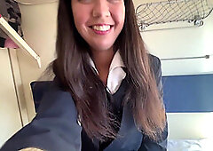 Train Conductor Fucks with Passenger and Happily Fucked Him the Whole Trip