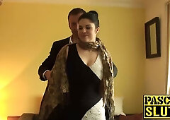 Adorable Lucia gets rough twat drilling in various sex poses