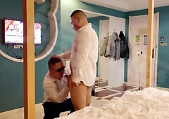 Chinese Bear Boss Fucked His Bear Assistant Bareback