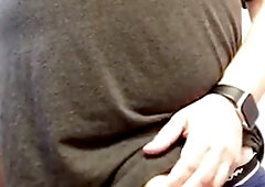 Intense gay session with a bearded daddy, indulging in cum swapping