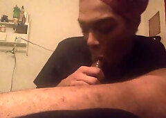 Dousing his Schlong Up! LibraLuve