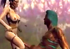 3D Gothic mistress fantasy wet dream