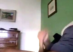 Italian Cutie Fingering His Smooth Big Ass & Cums On Cam