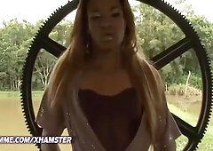 Avilla Scherzinger In Strokes Her Big Cock And Cumshots On Her