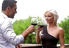 Zealous Azazai is blonde GF who is fucked doggy style hard