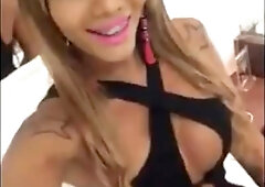 Transgender traps lifestyle solos and cumming semen with guys