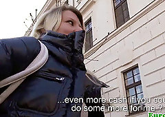 Publicsex fledgling bj's fuckpole for money