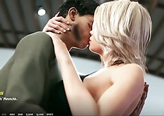 Big boobed mommy in the visual novel adventure